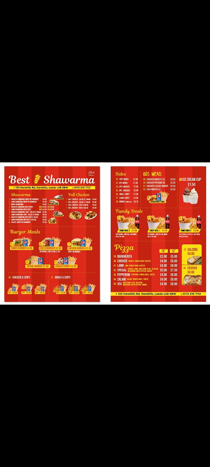 Photo of Best Shawarma - 133 Harehills Rd, Harehills, Leeds LS8 5BW