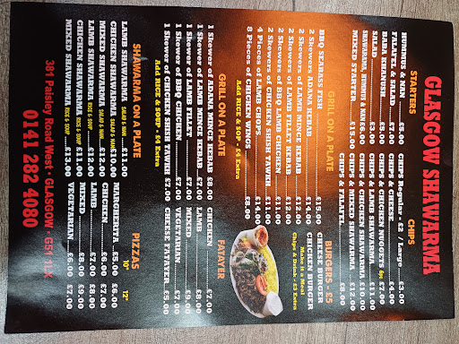 Photo of Glasgow Shawarma - 381 Paisley Rd W, Glasgow G51 1LX