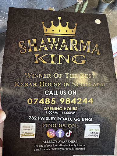 Photo of Shawarma King - 232 Paisley Rd, Springfield Quay, Kinning Park, Glasgow G5 8NG