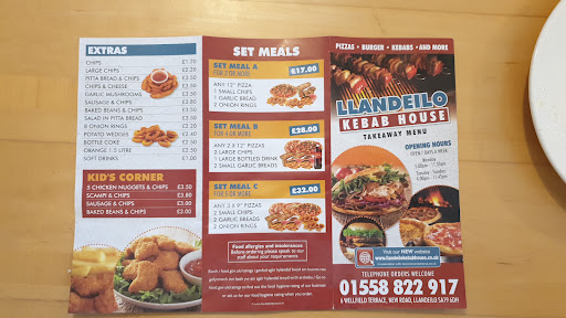 Photo of Llandeilo Kebab House - 6 Wellfield Terrace, Llandeilo SA19 6DH