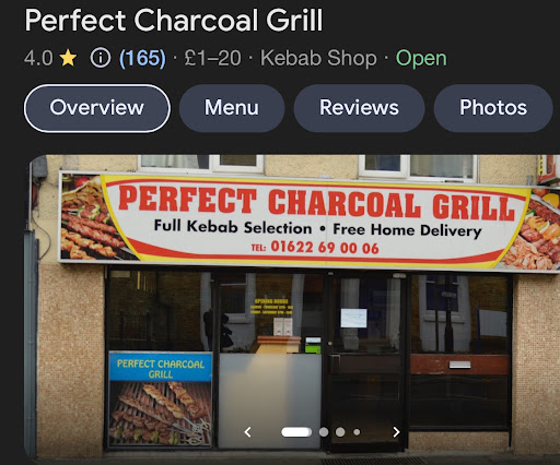 Photo of Perfect Charcoal Grill - 94 King St, Maidstone ME14 1BH
