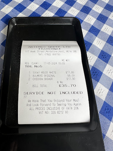 Photo of Greek Taverna Artemis - 117 Week St, Maidstone ME14 1RB