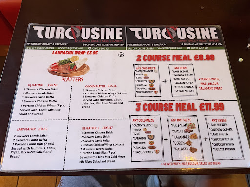 Photo of Turqusine Grill Meze Turkish Restaurant - 19 Pudding Ln, Maidstone ME14 1PA