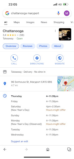 Photo of Chattanooga - 96 Senhouse St, Maryport CA15 6BS