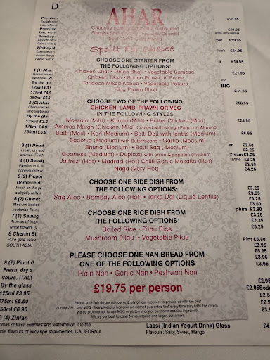 Photo of Ahar Indian & Bangladeshi cuisine - 238 Park View, Whitley Bay NE26 3QX