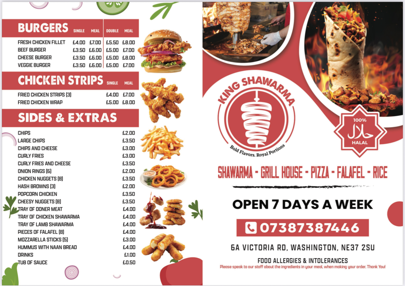 Photo of King Shawarma - 6 Victoria Rd, Washington NE37 2SU