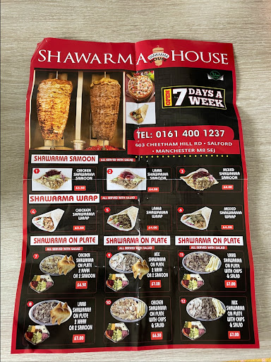 Photo of Shawarma house LTD - 603 Cheetham Hill Rd, Salford, Manchester M8 5EJ