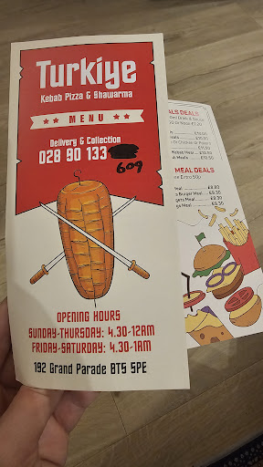 Photo of TÜRKIYE Kebab Pizza & Shawarma - 192 Grand Parade, Belfast BT5 5PE