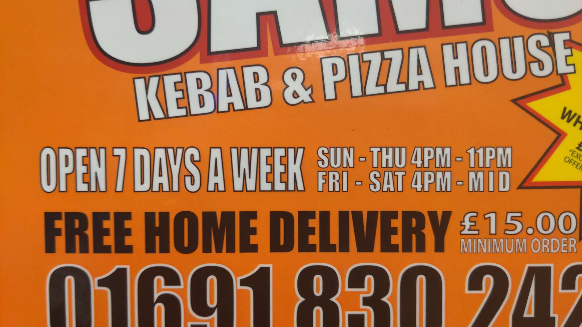 Photo of Sam's Kebab and Pizza House - 1 North Rd, Llanymynech SY22 6EZ