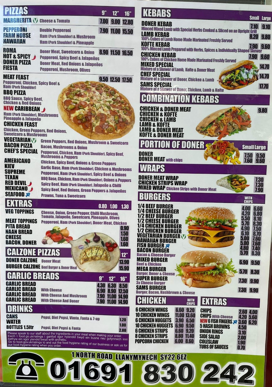 Photo of Sam's Kebab and Pizza House - 1 North Rd, Llanymynech SY22 6EZ