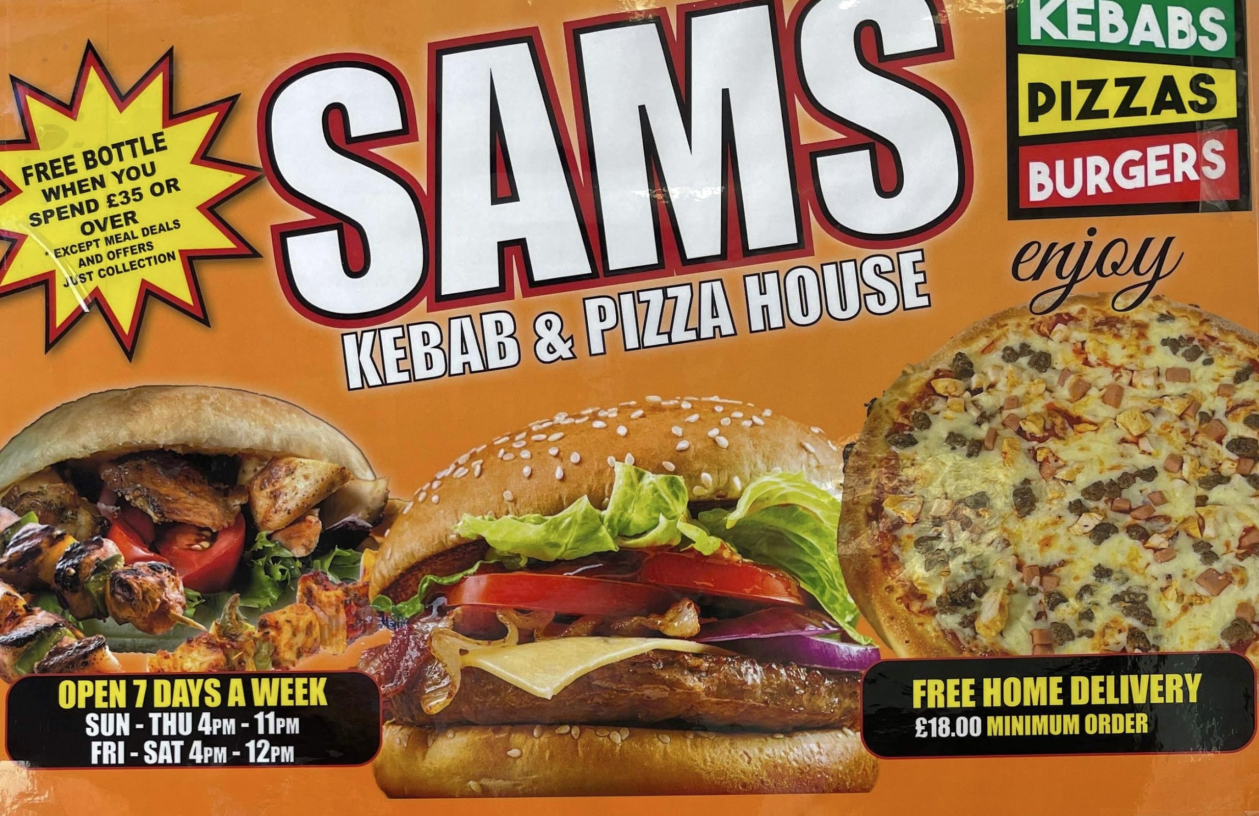 Photo of Sam's Kebab and Pizza House - 1 North Rd, Llanymynech SY22 6EZ