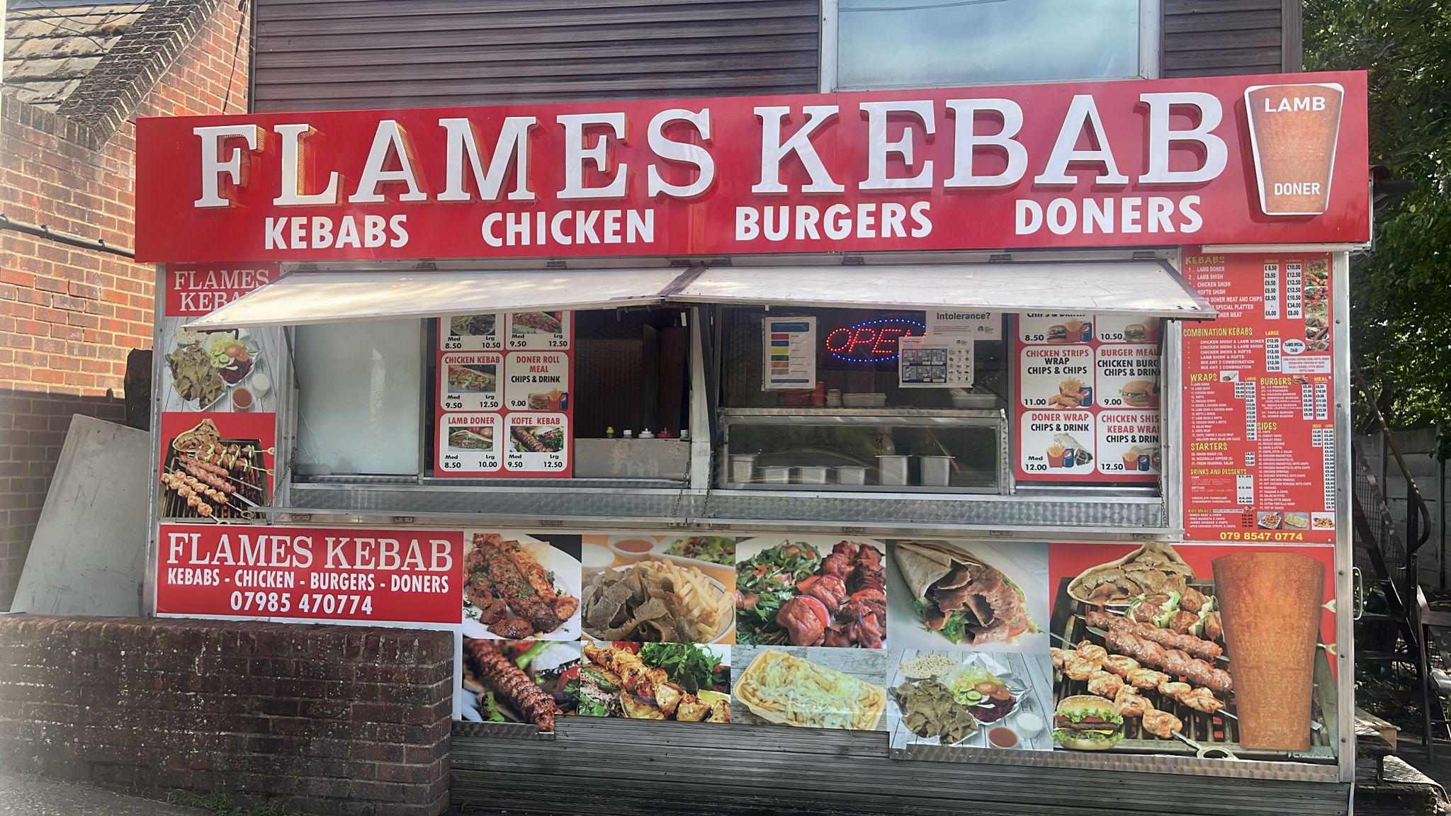 Photo of Flames Kebab Basildon - High Rd, Vange, Basildon SS16 4TG