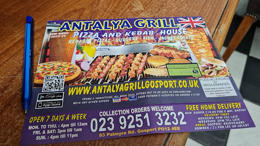 Photo of Antalya Grill Pizza And Kebab House - 93 Palmyra Rd, Elson, Gosport PO12 4EE