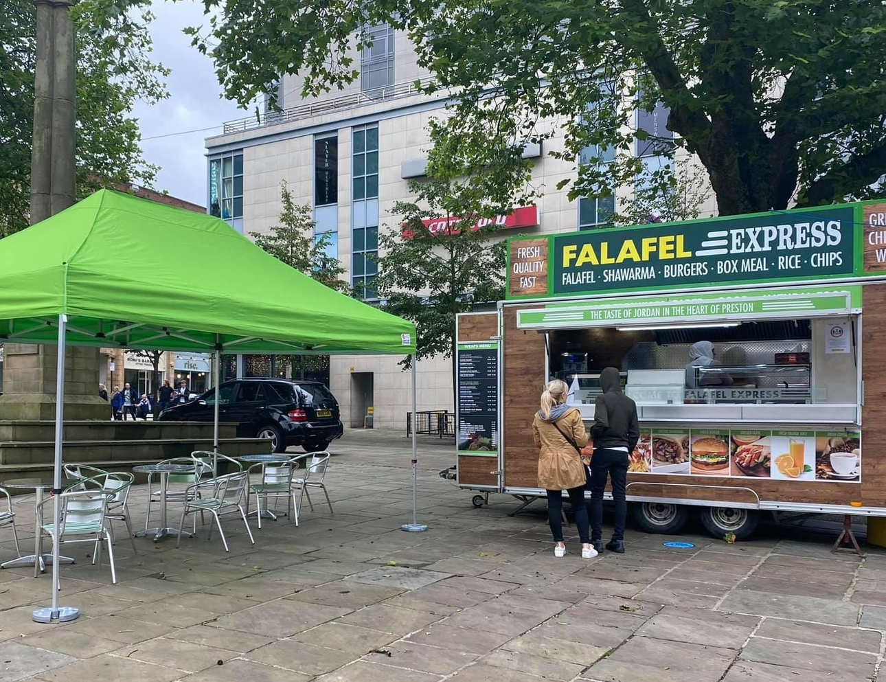 Photo of Falafel Express Truck - Flag Market, Cheapside, Preston PR1 2AP