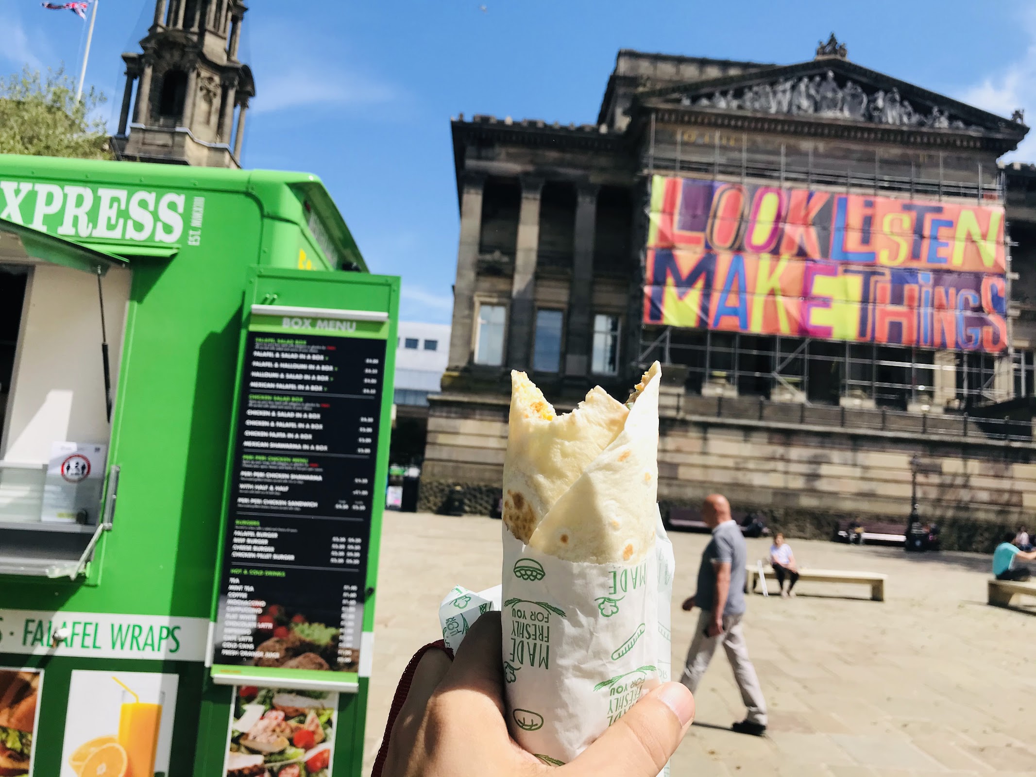 Photo of Falafel Express Truck - Flag Market, Cheapside, Preston PR1 2AP