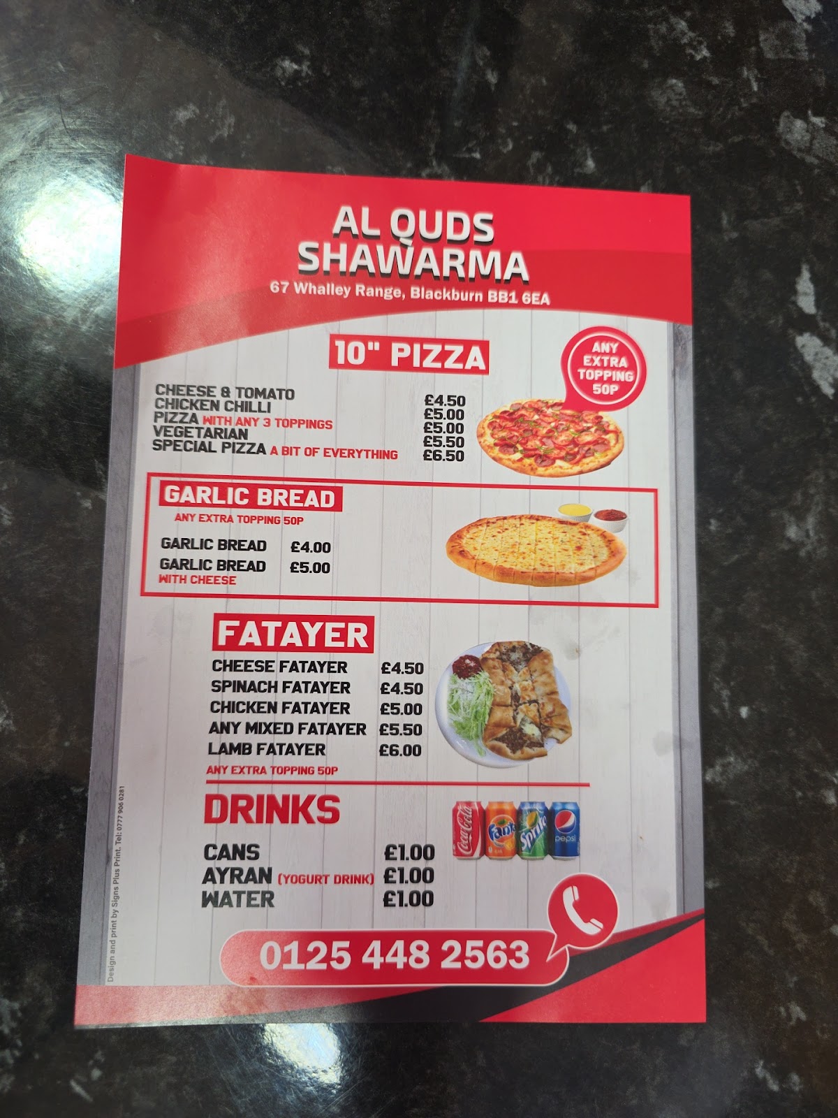 Photo of AI Quds Shawrma - 67 Whalley Range, Blackburn BB1 6EA