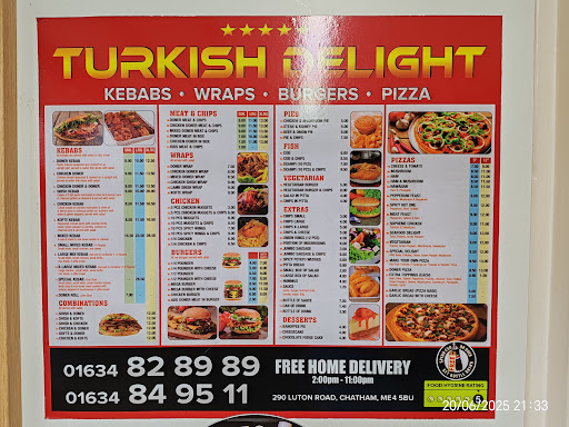 Photo of Turkish Delight Kebab Shop - 290 Luton Rd, Chatham ME4 5BU