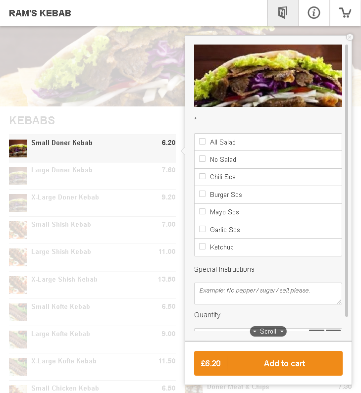 Photo of Rams Kebab House - 160 Rochester Ave, Rochester ME1 2DS