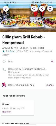 Photo of Gillingham Grill kebab - 3 Skinner St, Gillingham ME7 1HD