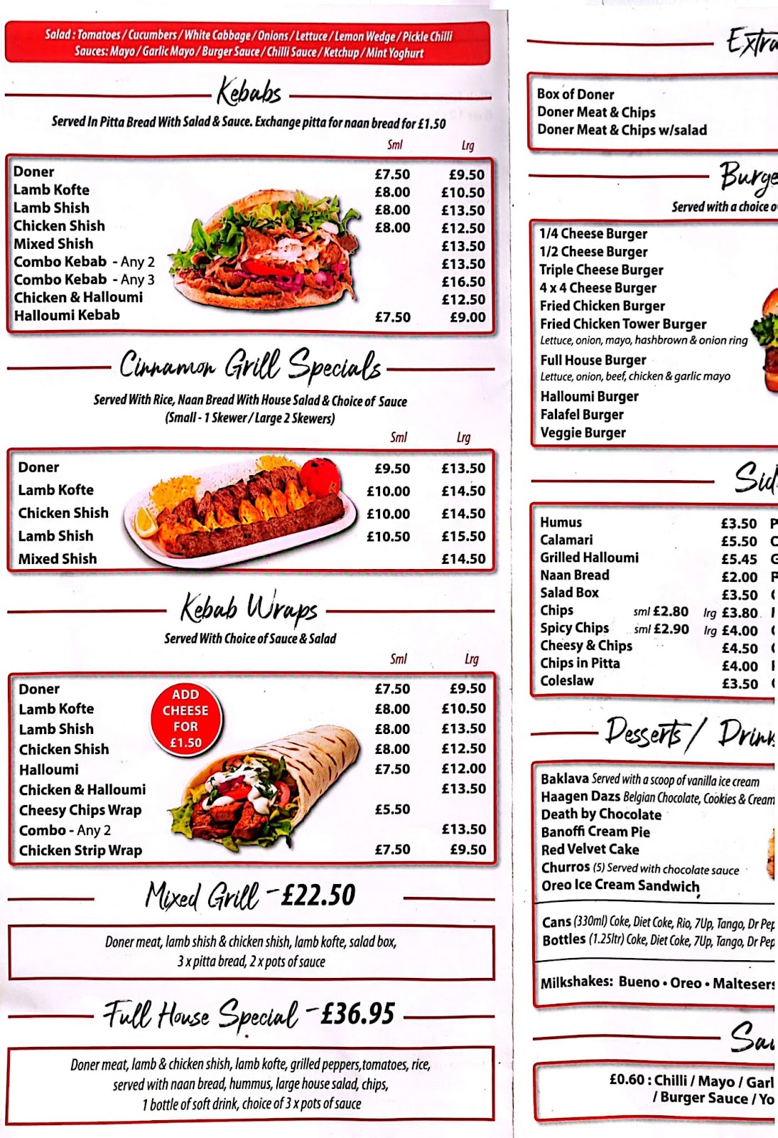 Photo of Cinnamon Kebab - 96 Earlswood Rd, Earlswood, Redhill RH1 6HW