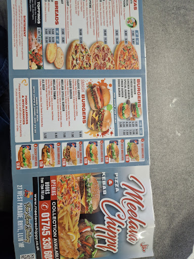 Photo of Meelava Chippy Pizza and Kebab - 27 W Parade, Rhyl LL18 1HF
