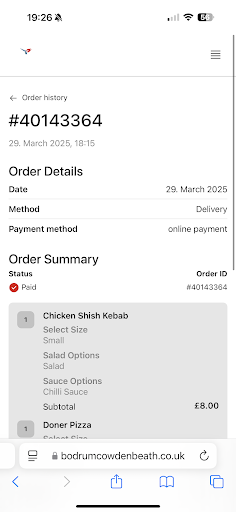 Photo of Bodrum Pizza And Kebab Cowdenbeath - 135 High St, Cowdenbeath KY4 9QE