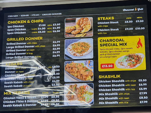 Photo of Charcoal Grill - 72 George St, Oldham OL1 1LS