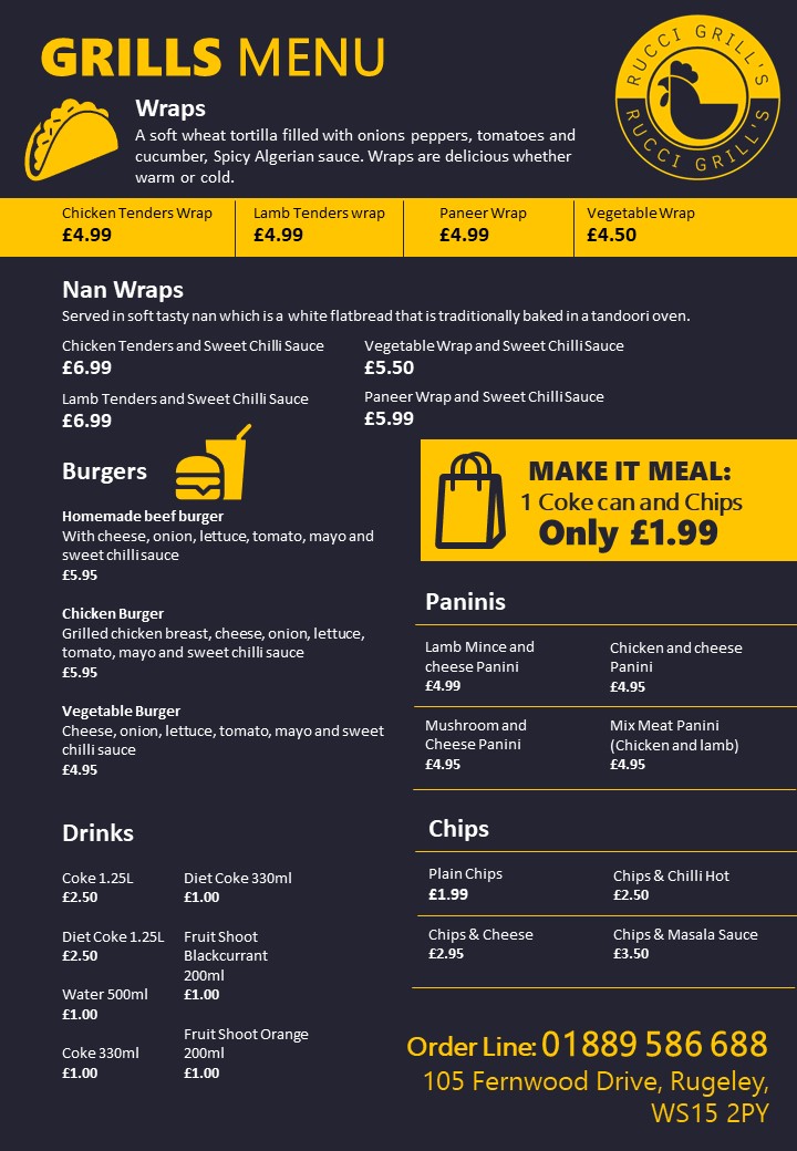 Photo of Rucci Grills - 105 Fernwood Dr, Rugeley WS15 2PY