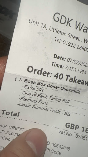 Photo of German Doner Kebab (GDK) - Unit 1A Littleton St W, Wisemore, Walsall WS2 8EZ