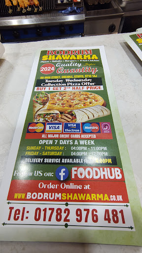 Photo of Bodrum Shawarma - 88 High St, Cheadle, Stoke-on-Trent ST10 1AJ