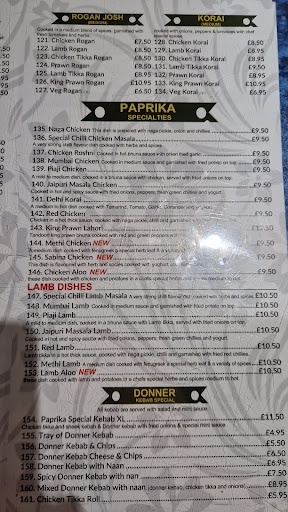 Photo of Paprika Tandoori - 451 Laceby Rd, Grimsby DN34 5NX