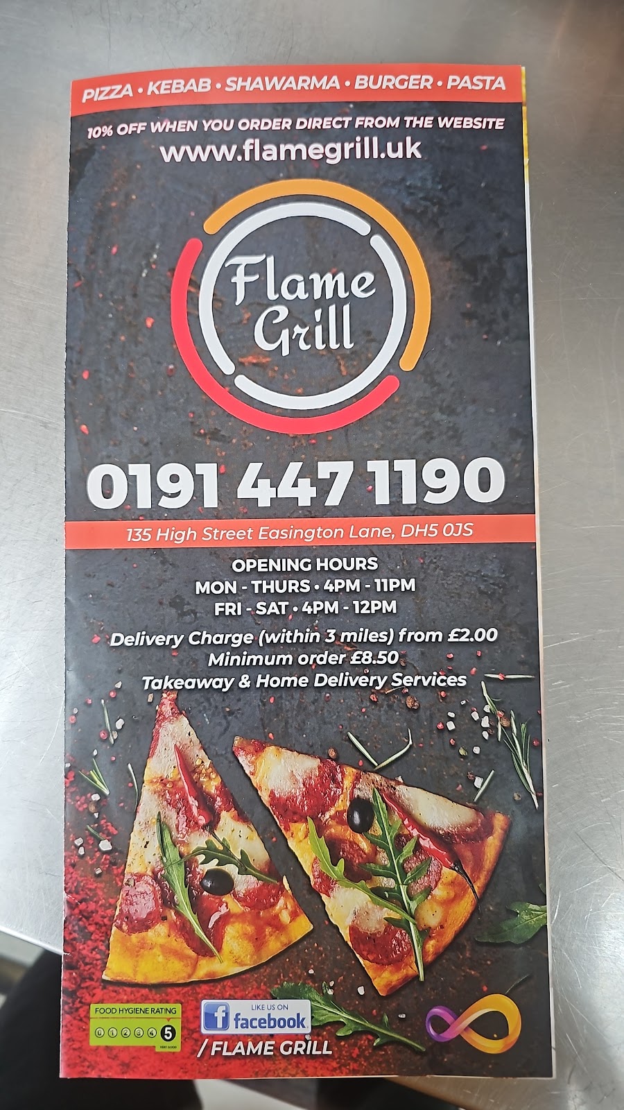 Photo of Flame Grill - 135 High St, Easington Lane, Houghton le Spring DH5 0JS