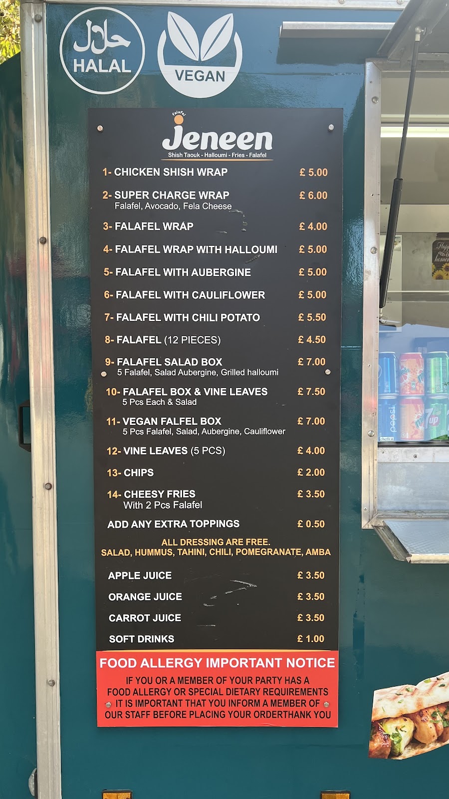 Photo of Falafel Jeneen - 10 Broadway, London W13 0SR