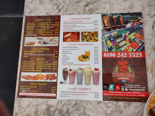 Photo of Shawarma Station Restaurant - Next to the Flower Shop, 38 Queen St, Wolverhampton WV1 3JW