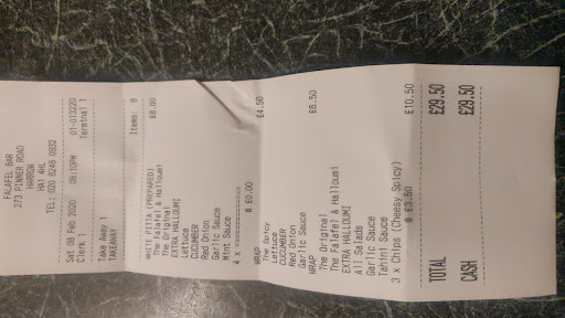 Photo of Falafel Bar Harrow - 273 Pinner Rd, Harrow HA1 4HF