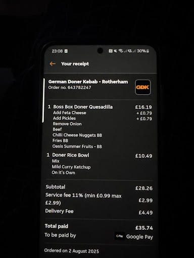 Photo of German Doner Kebab (GDK) - Parkgate Shopping Park, Unit 30 Stadium Way, Parkgate, Rotherham S60 1TG