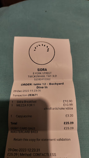Photo of Sidra - Twickenham - 8 York St, Twickenham TW1 3LD