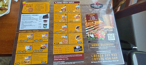 Photo of Flames Grill & Pizza - 82 Queen St, Newton Abbot TQ12 2ET