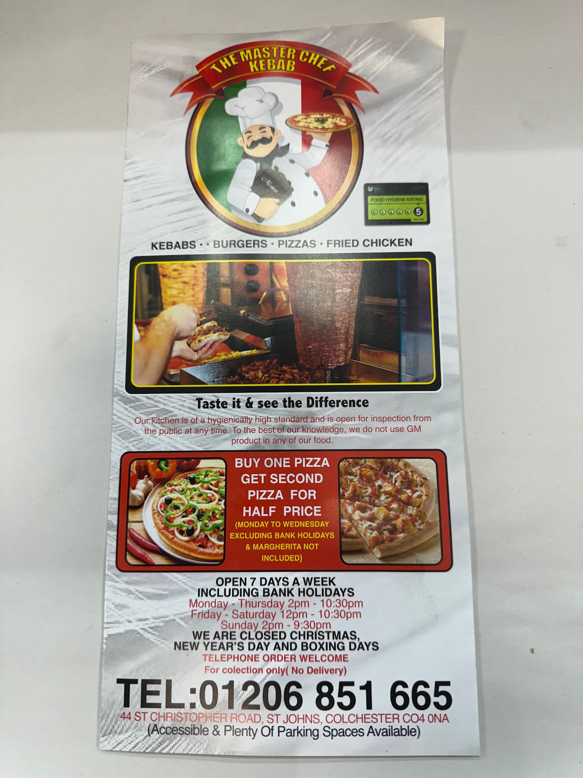 Photo of The Master Chef - 44 St Christopher Rd, Colchester CO4 0NA