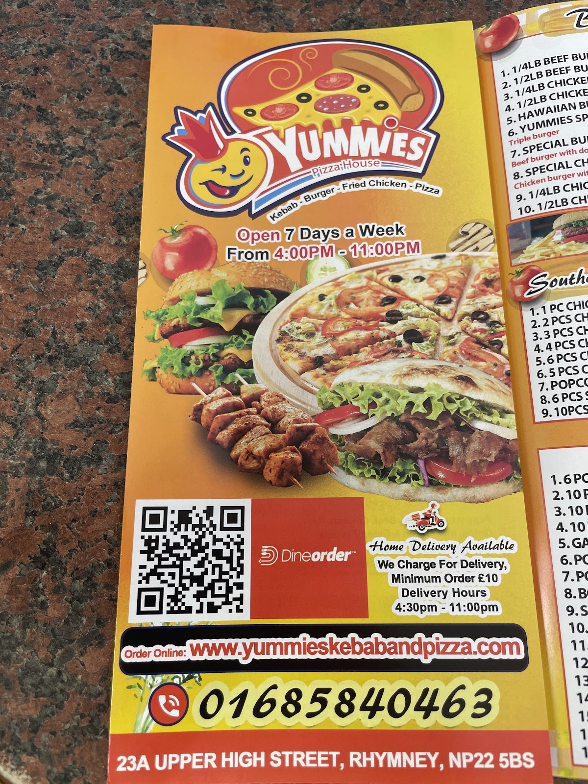 Photo of Yummies Kebab & Pizza - 23B Upper High St, Rhymney, Tredegar NP22 5BS