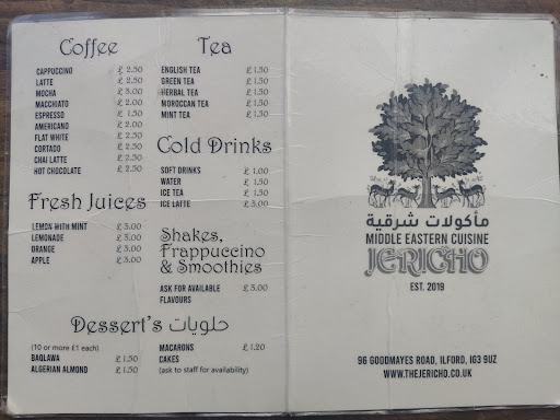 Photo of Jericho Middle Eastern Cuisine & Cafe - 96 Goodmayes Rd, Ilford IG3 9UZ
