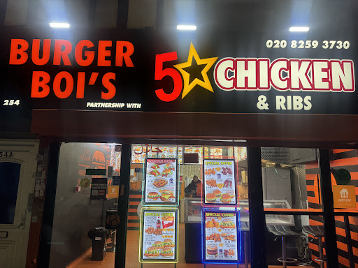 Photo of Burger Bois & 5 Star Chicken - 254 High Rd, Harrow HA3 7BB