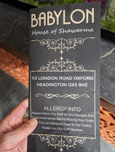 Photo of Babylon house of shawarma Kurdish restaurant - 113 London Rd, Headington, Oxford OX3 9HZ