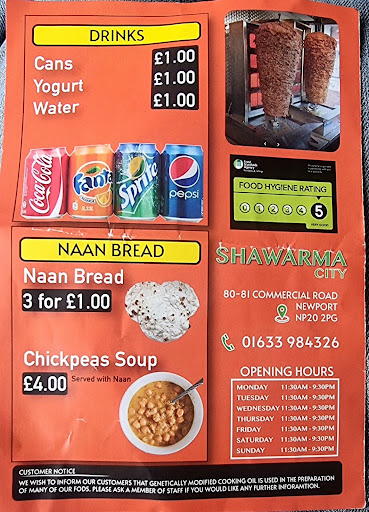Photo of Shawarma City - 80-81 Commercial Rd, Newport NP20 2PG
