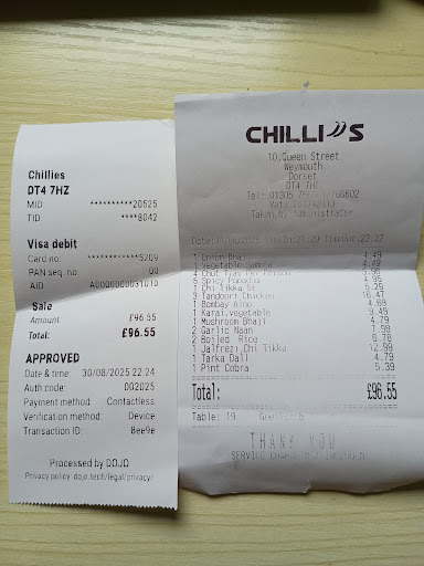 Photo of CHILLI'S Weymouth Contemporary Indian and Bangladeshi Restaurants - 10 Queen St, Weymouth DT4 7HZ