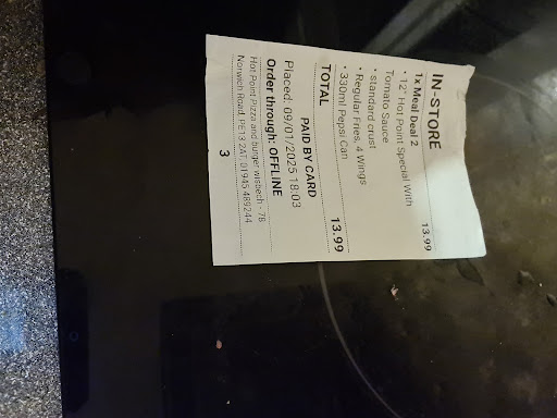 Photo of Hot Point Pizza and Burger - 78 Norwich Rd, Wisbech PE13 2AT