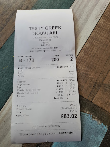 Photo of Tasty Greek Souvlaki - 20 Market Place, Reading RG1 2EG