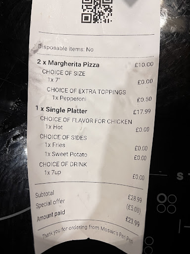 Photo of Mosaic's Peri Peri - 51 Wokingham Rd, Reading RG6 1LH