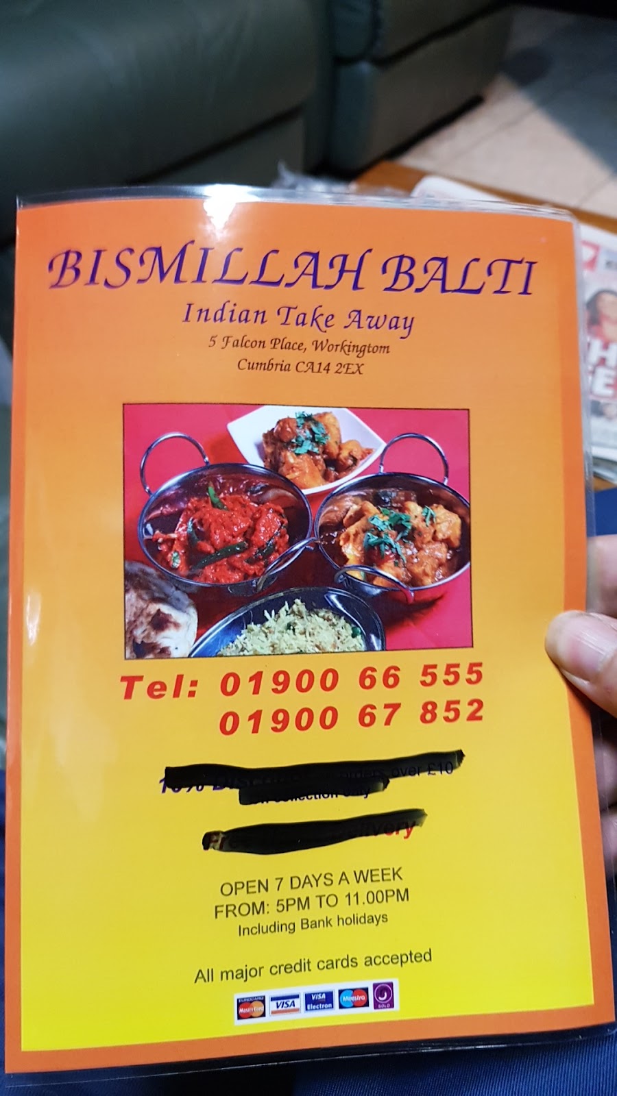 Photo of Bismillah Balti - 5 Falcon Pl, Workington CA14 2EX