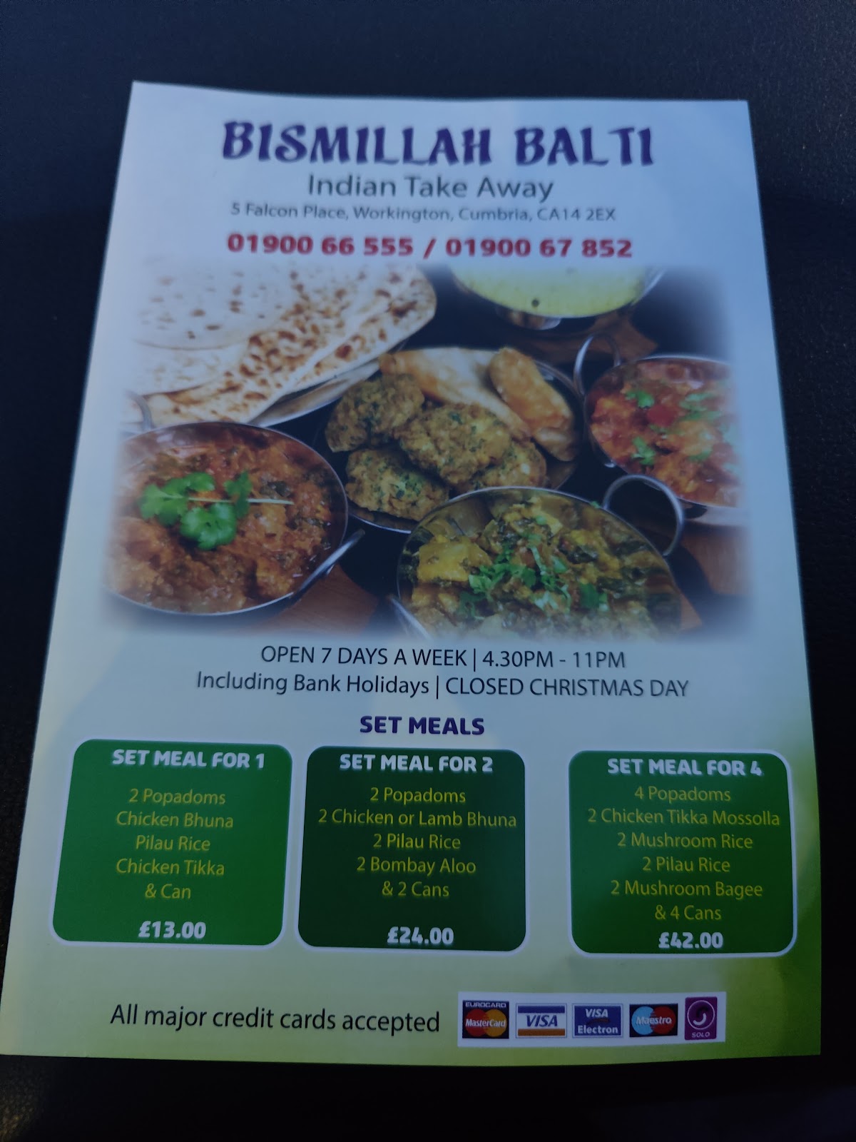 Photo of Bismillah Balti - 5 Falcon Pl, Workington CA14 2EX